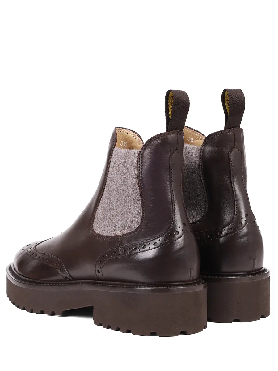 Челси кожаные на меху