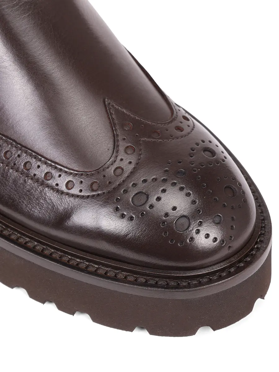 Челси кожаные на меху