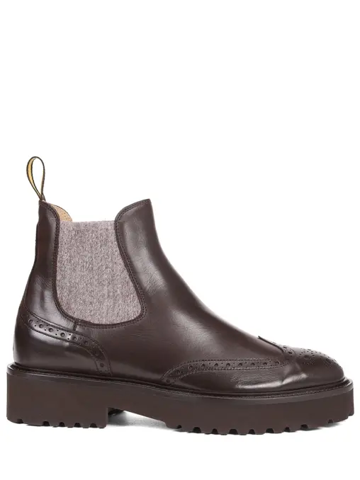 Челси кожаные на меху DOUCAL`S