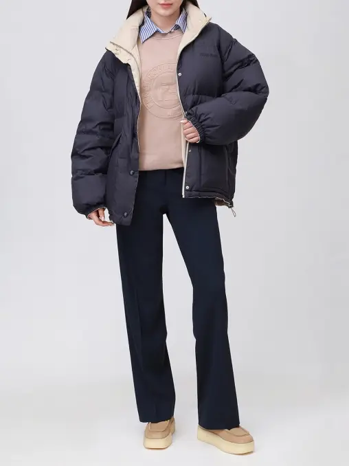 Пуховик стеганый MIU MIU