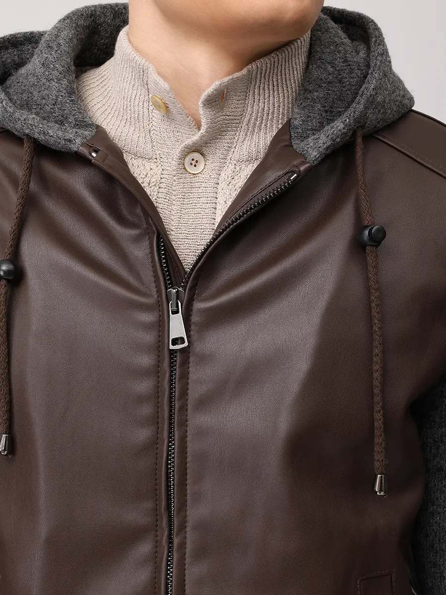 Бомбер комбинированный