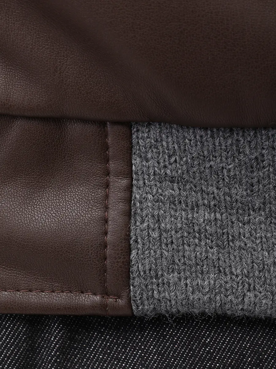 Бомбер комбинированный