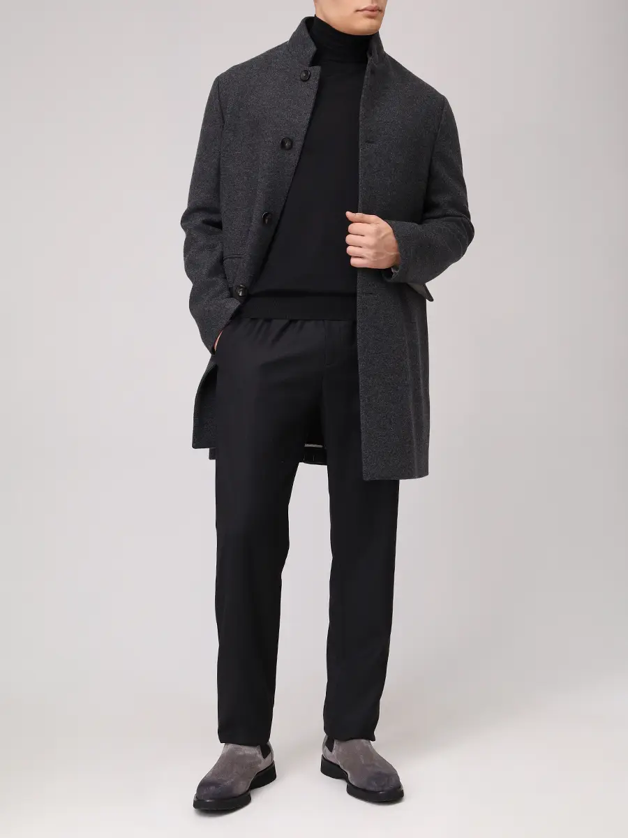 Пальто из кашемира и шерсти