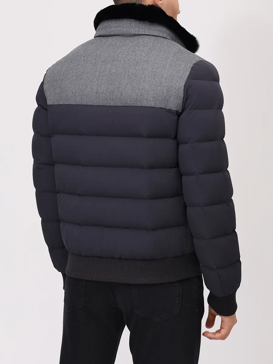 Пуховик стеганый