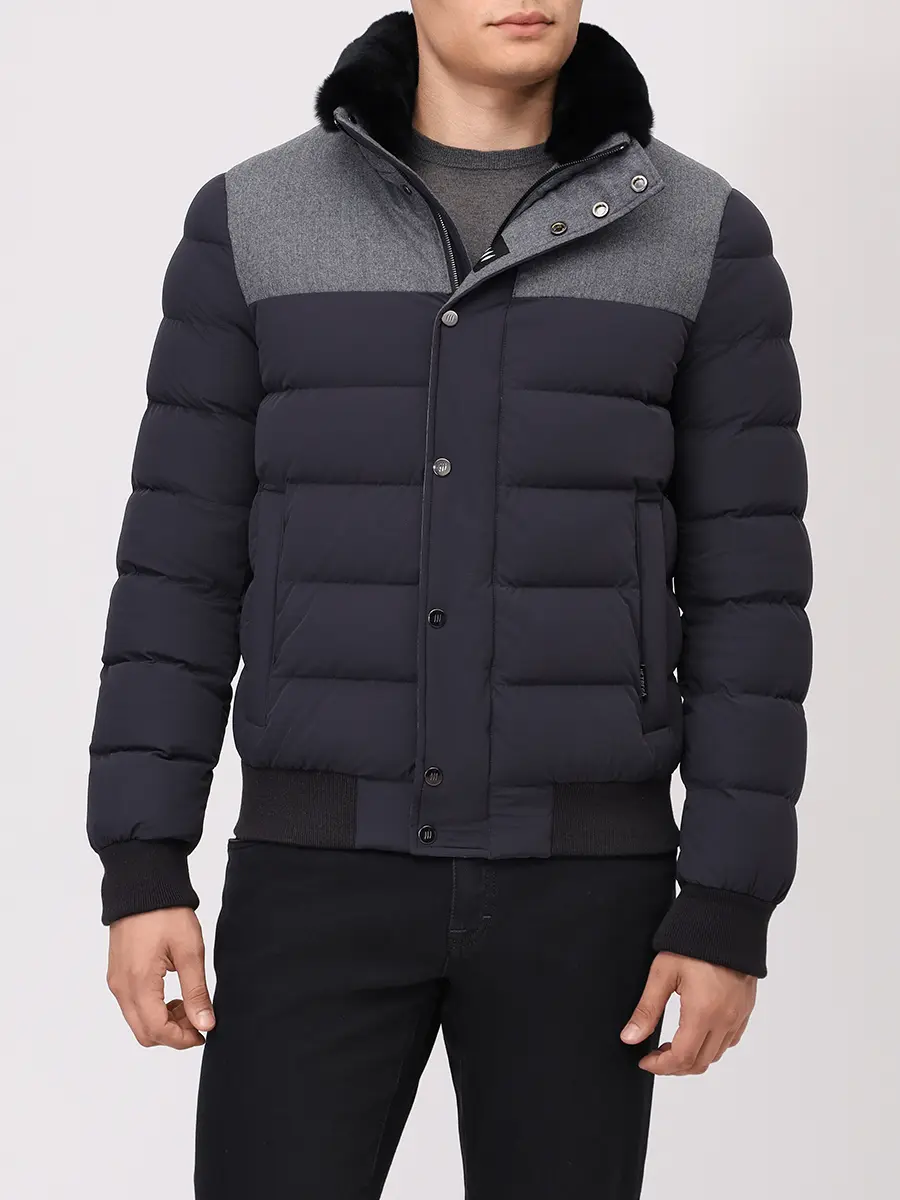 Пуховик стеганый