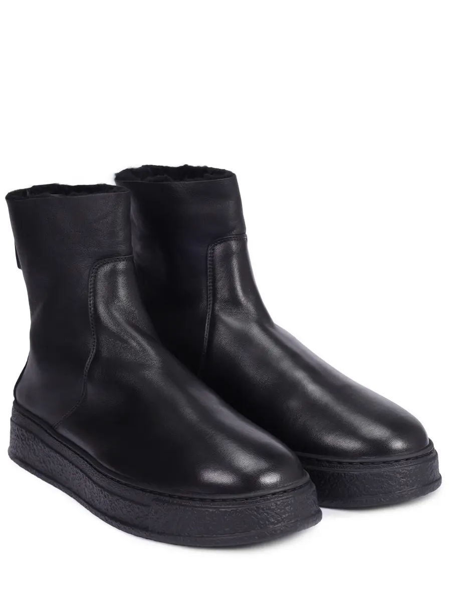 Ботинки кожаные на меху Giuly Warm