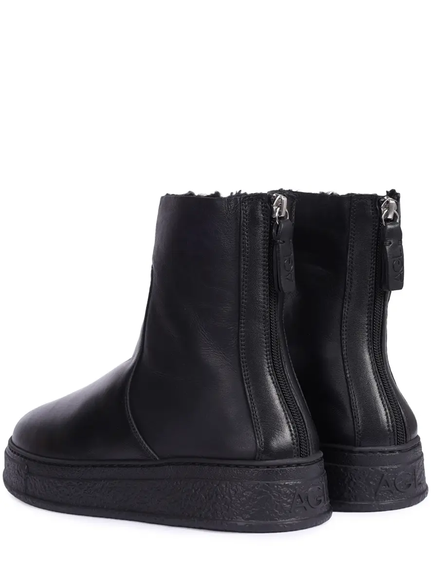 Ботинки кожаные на меху Giuly Warm