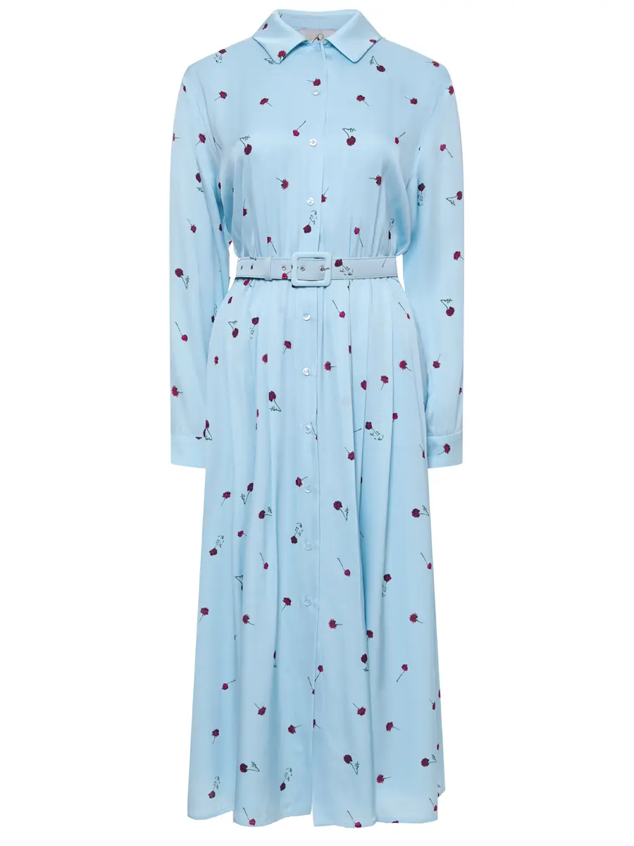 Платье шелковое