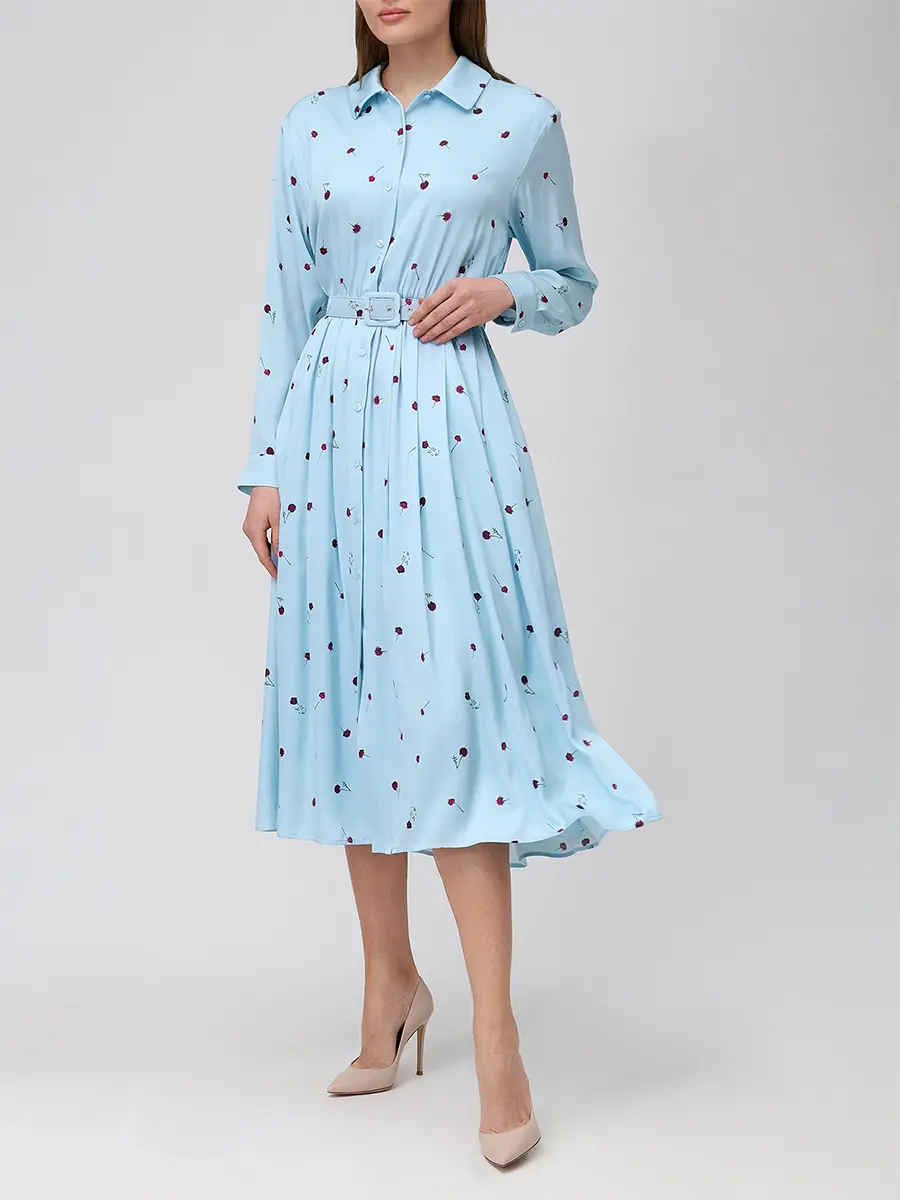 Платье шелковое