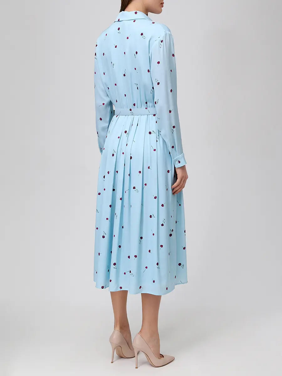 Платье шелковое