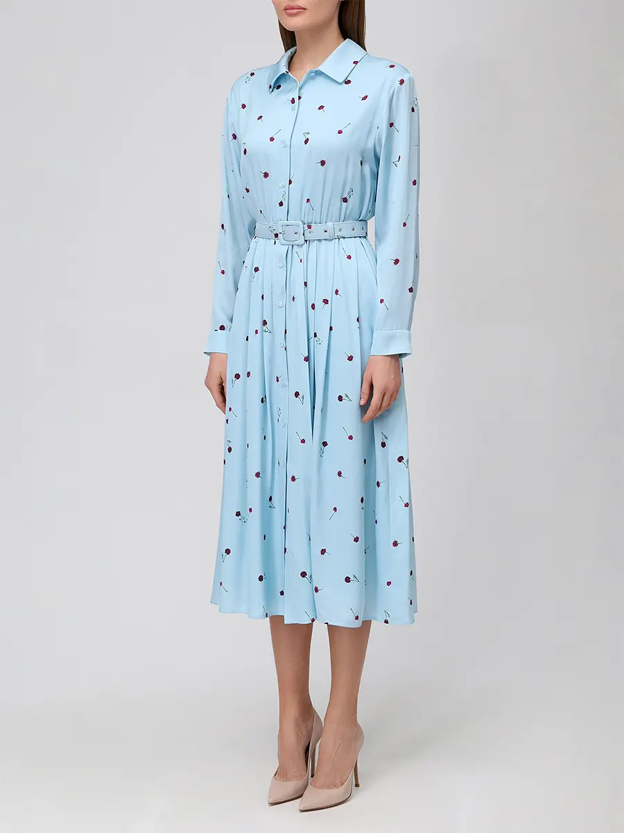 Платье шелковое