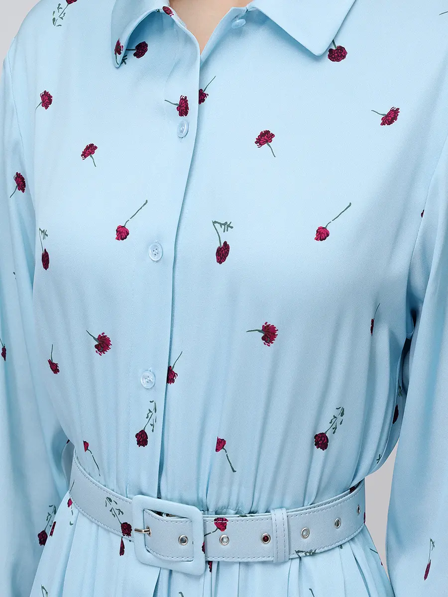 Платье шелковое