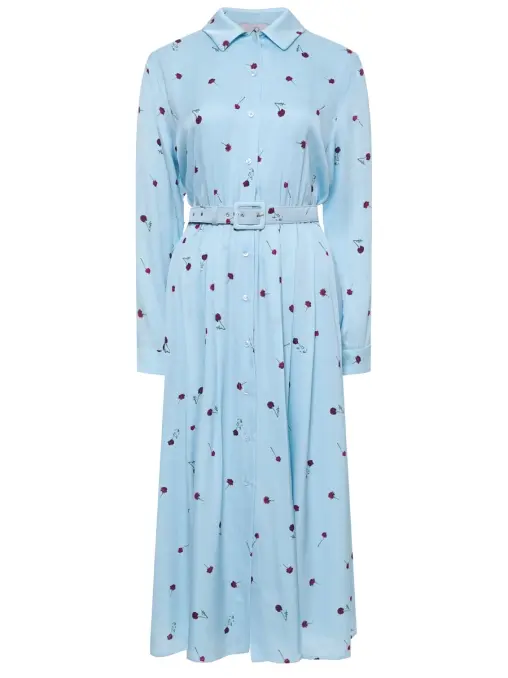 Платье шелковое OLOLOL