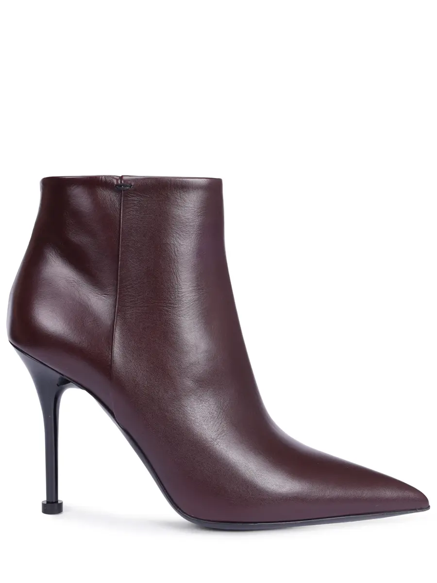 Ботильоны кожаные