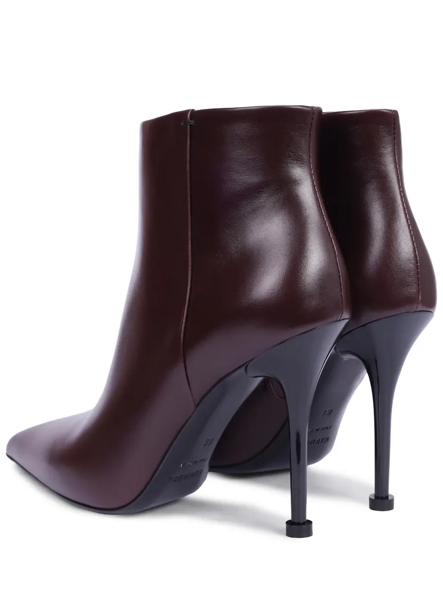 Ботильоны кожаные