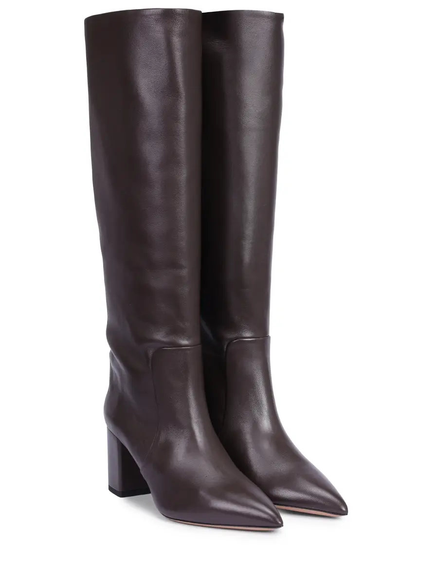 Сапоги кожаные