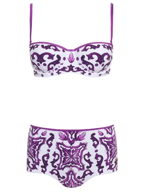 Купальник раздельный с принтом DOLCE & GABBANA