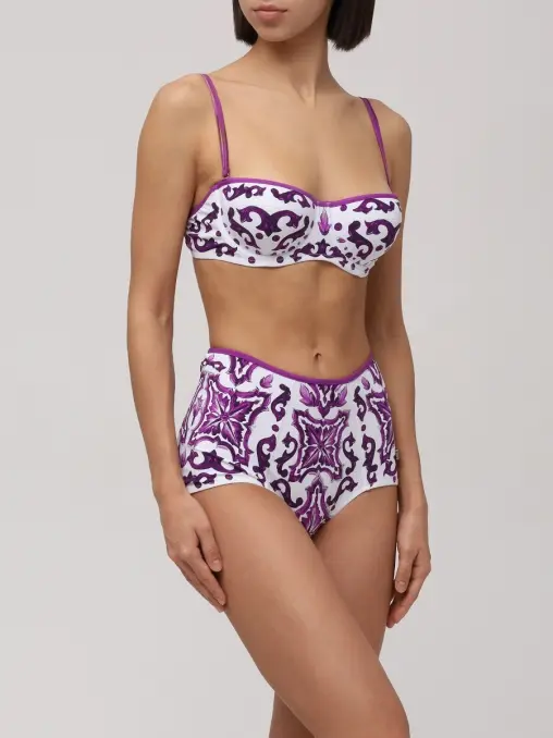 Купальник раздельный с принтом DOLCE & GABBANA