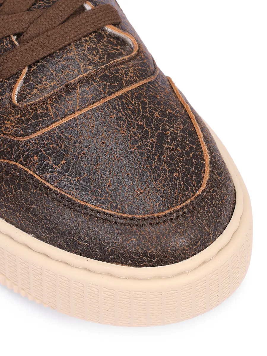 Кеды кожаные на меху