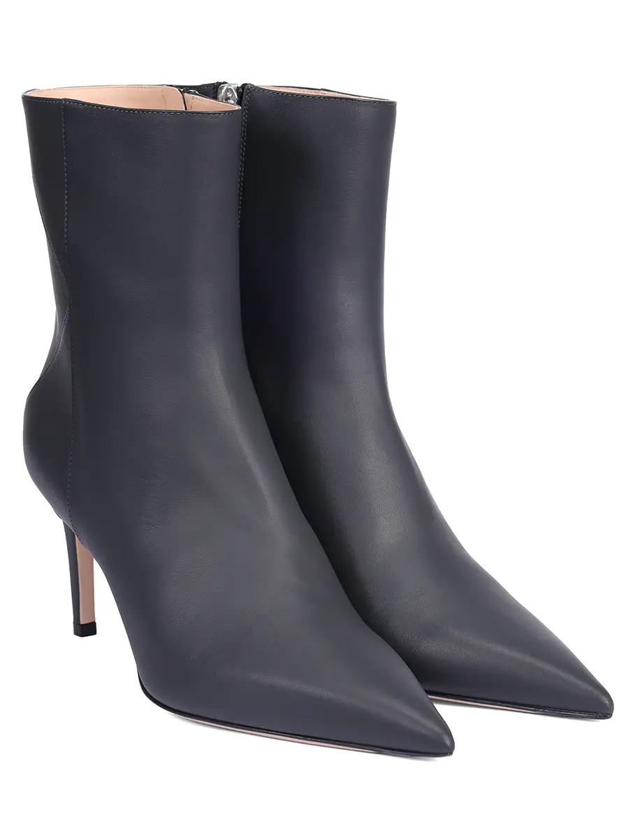 Ботильоны кожаные