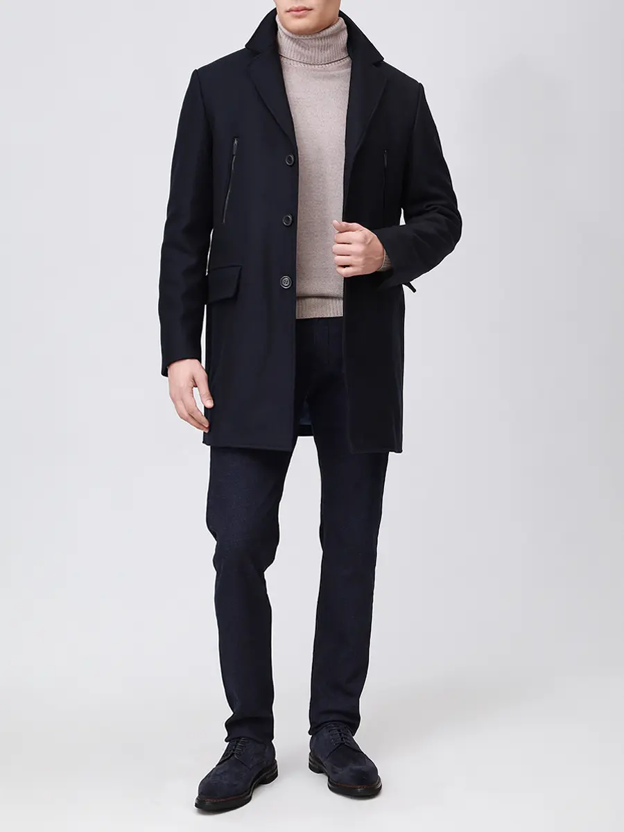 Пальто шерстяное