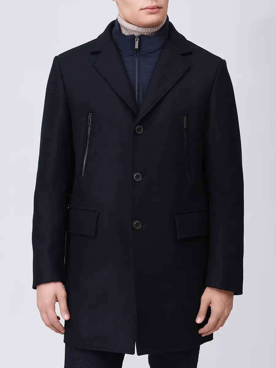 Пальто шерстяное