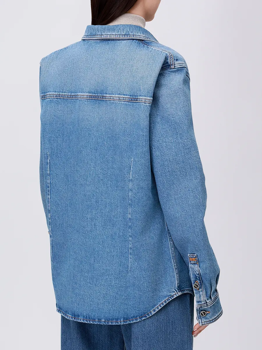Рубашка джинсовая