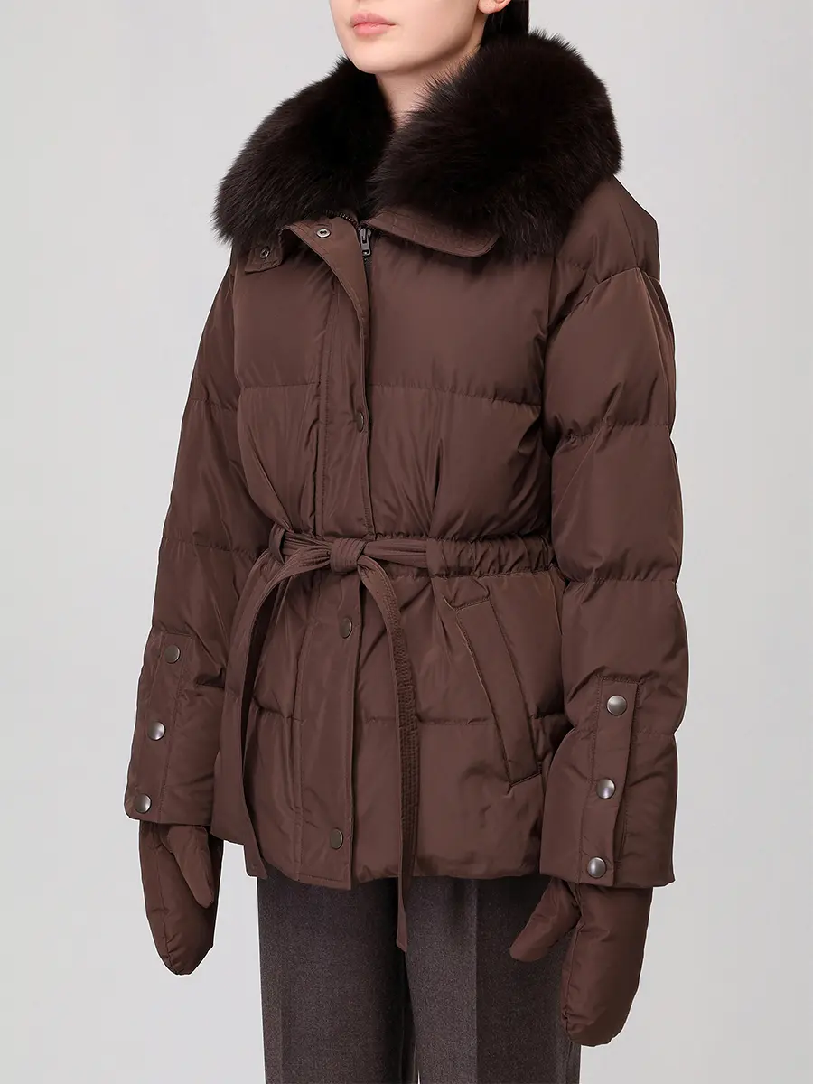 Пуховик стеганый