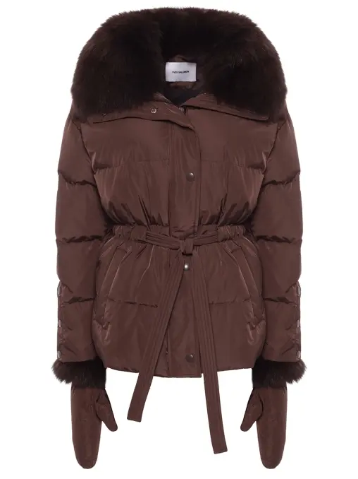 Пуховик стеганый YVES SALOMON