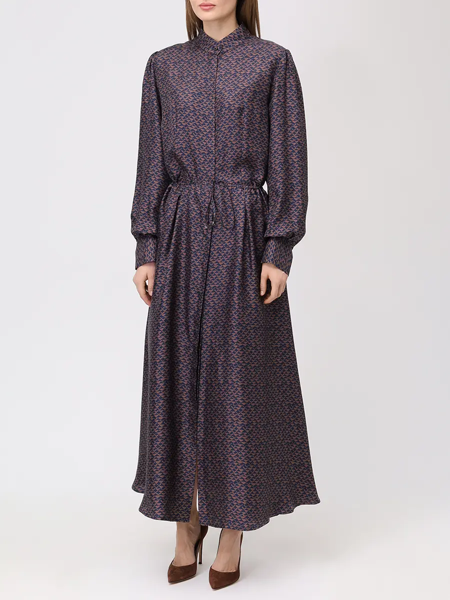 Платье шелковое