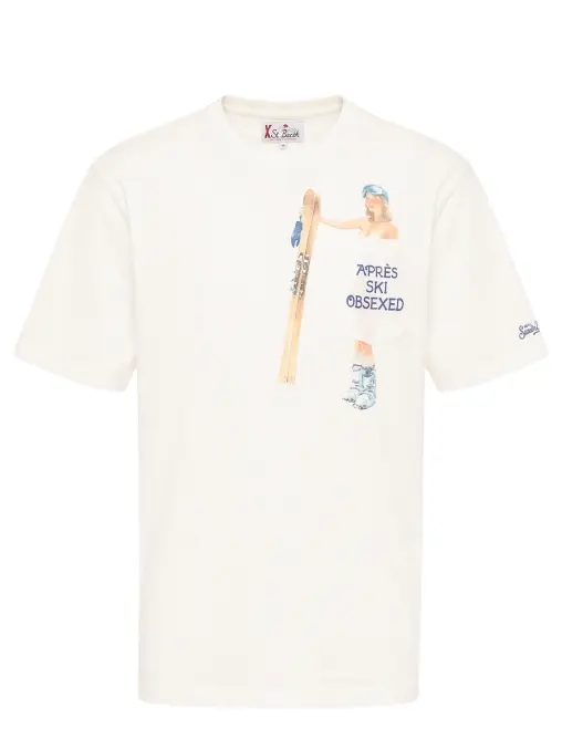 Футболка хлопковая MC2 SAINT BARTH