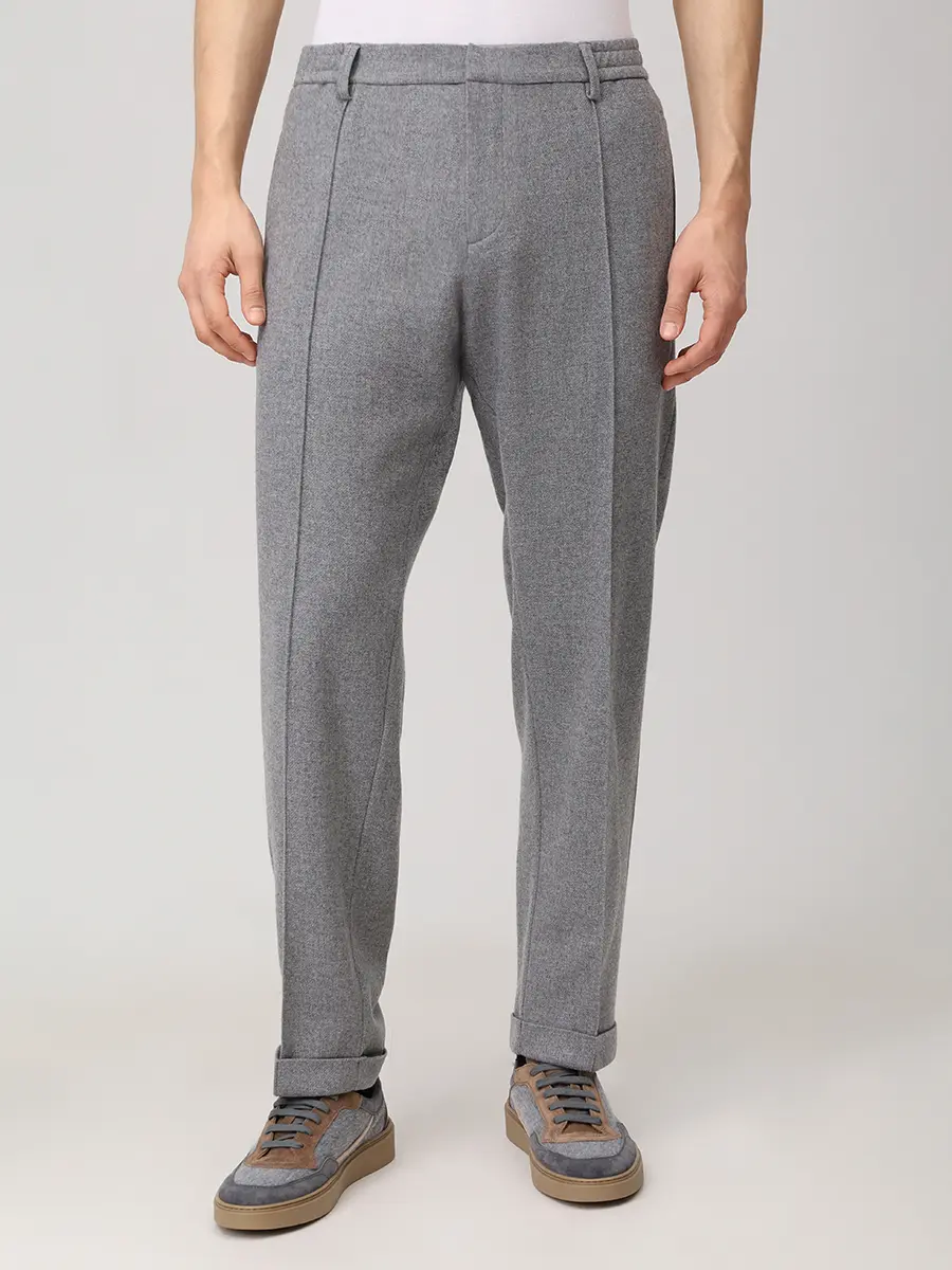 Брюки из шерсти и кашемира