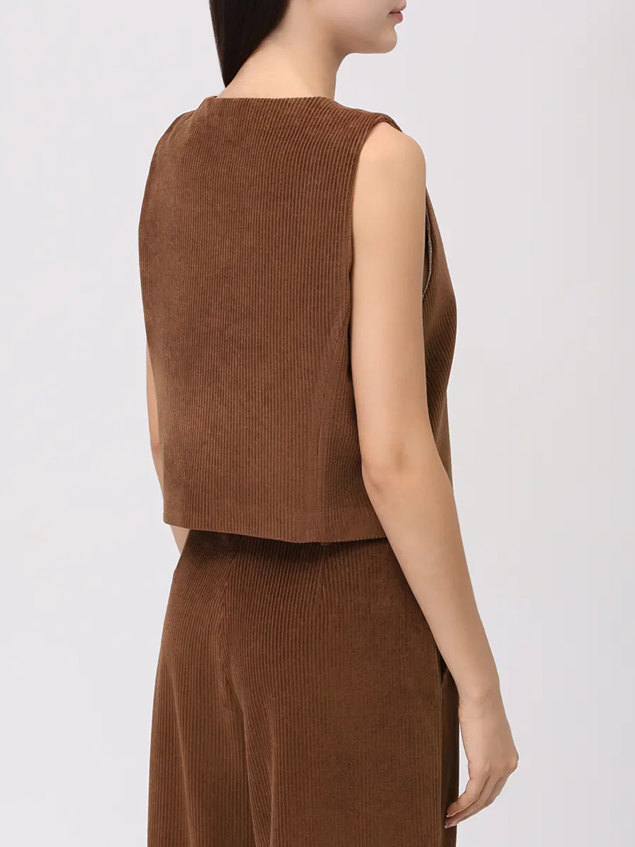 Жилет вельветовый