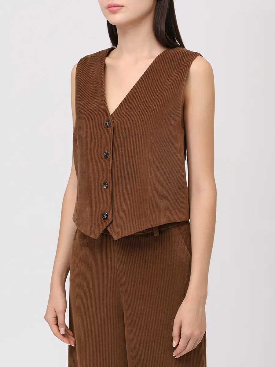 Жилет вельветовый