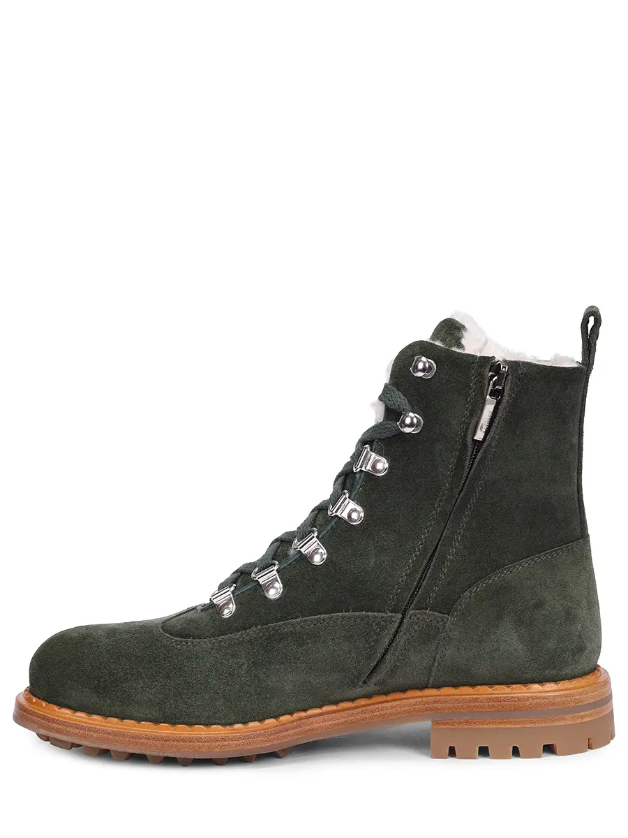 Ботинки замшевые на меху