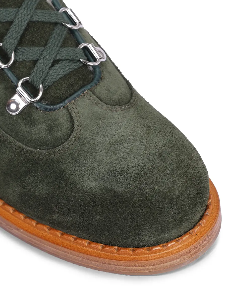 Ботинки замшевые на меху