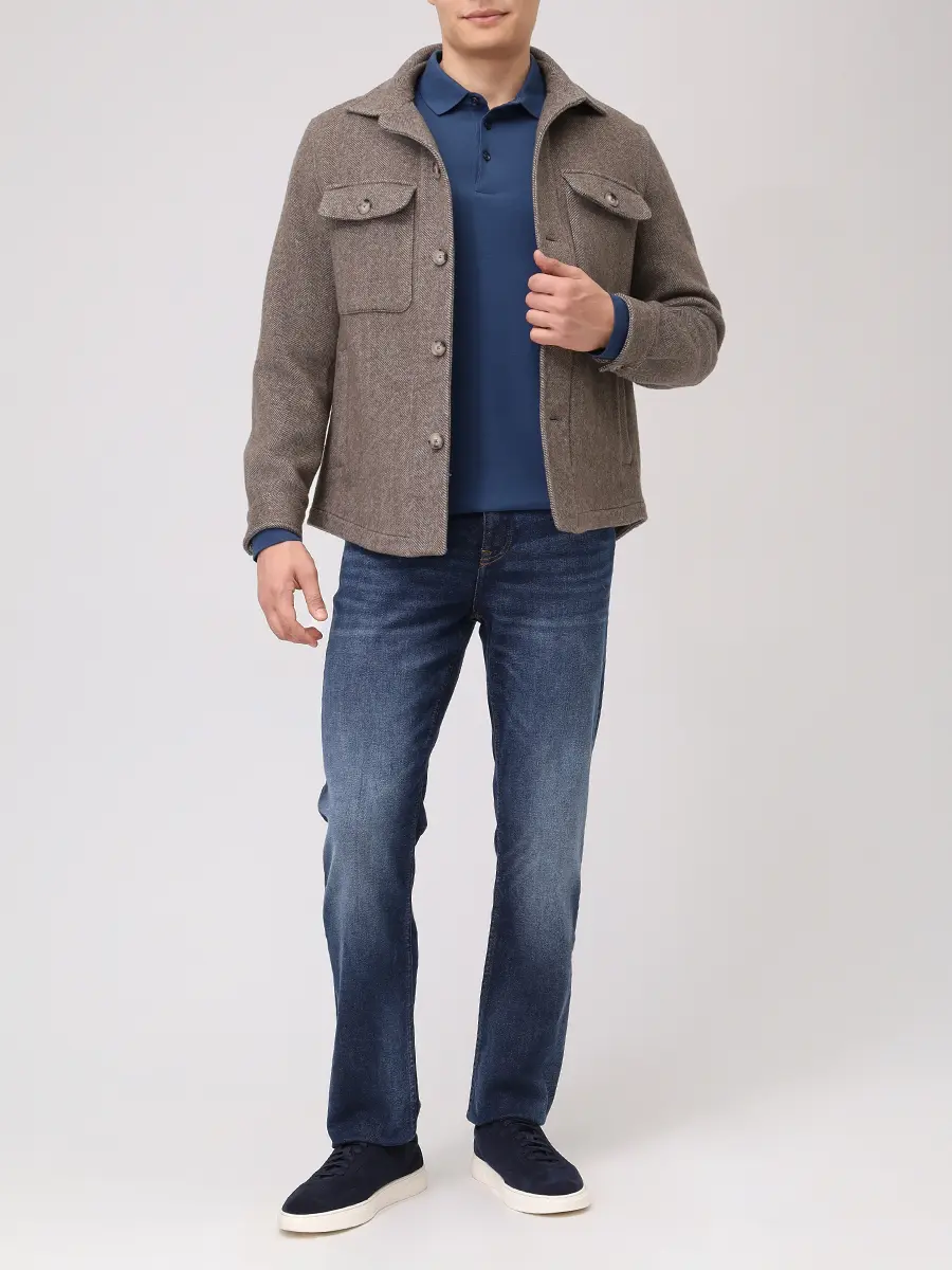 Джинсы Slim Fit хлопковые