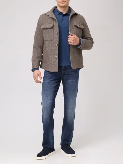 Джинсы Slim Fit хлопковые BOSS