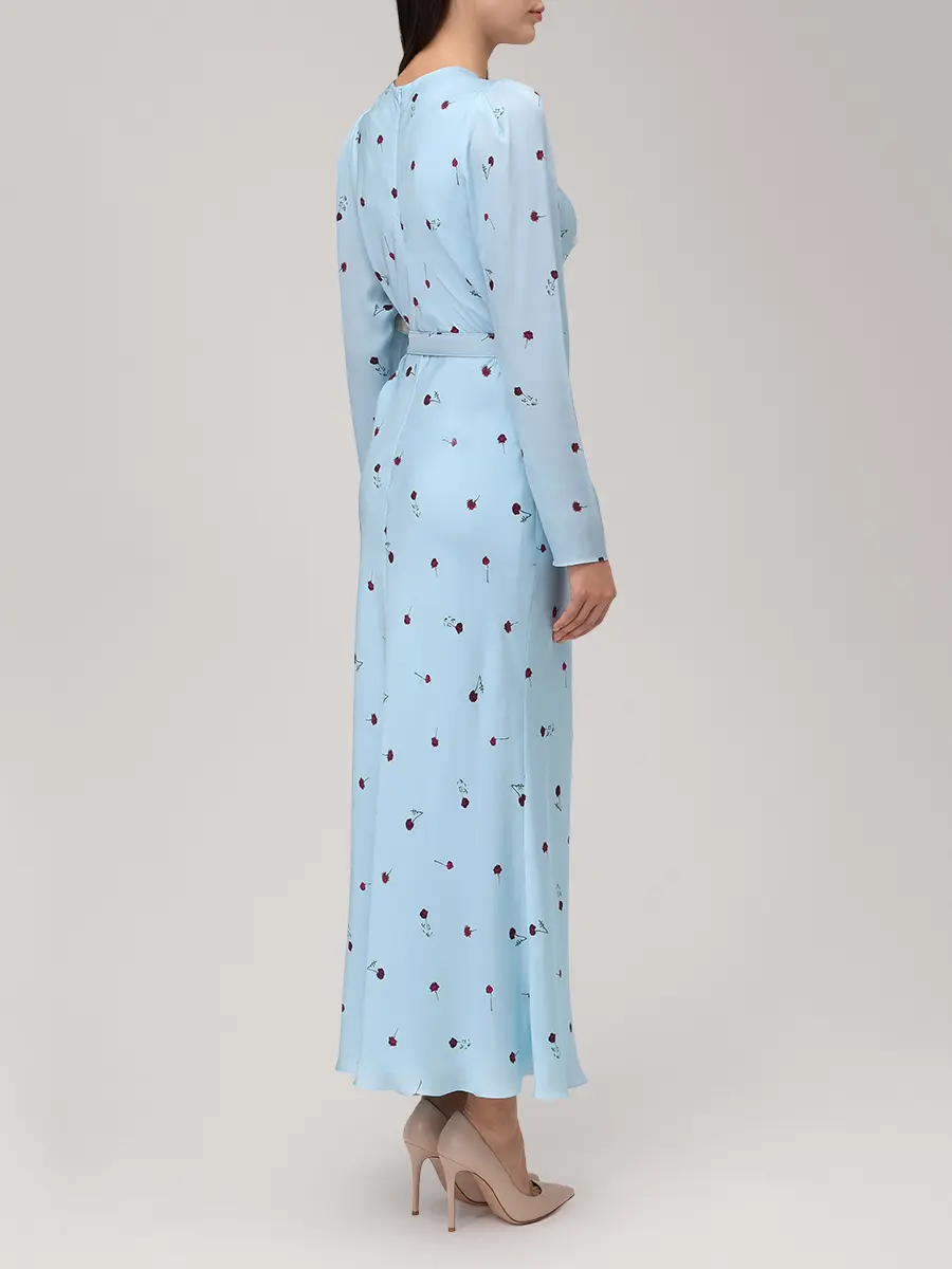 Платье шелковое