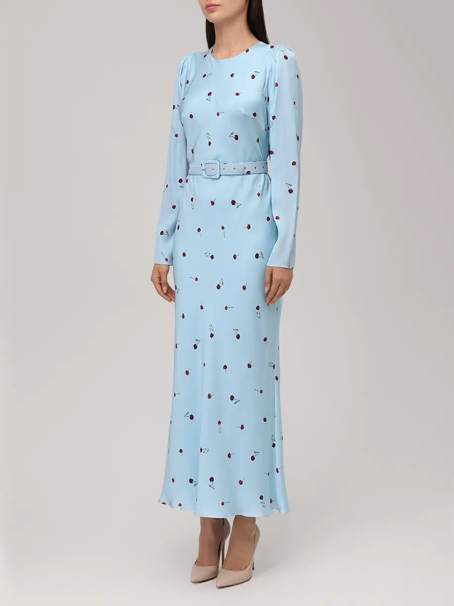 Платье шелковое