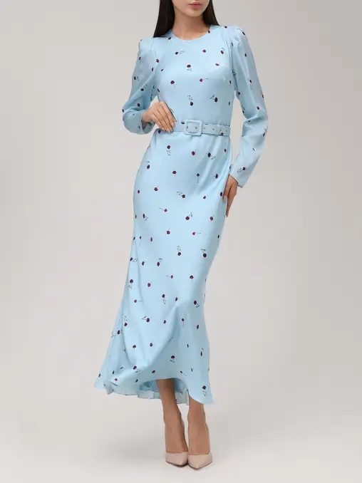 Платье шелковое OLOLOL