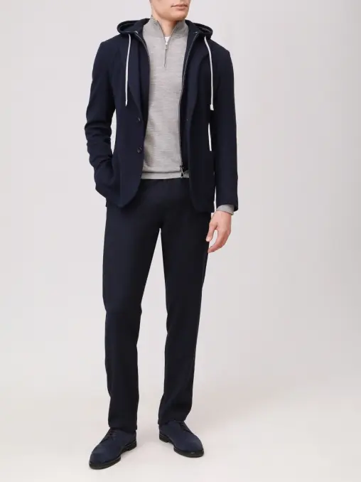 Брюки Regular Fit шерстяные CANALI