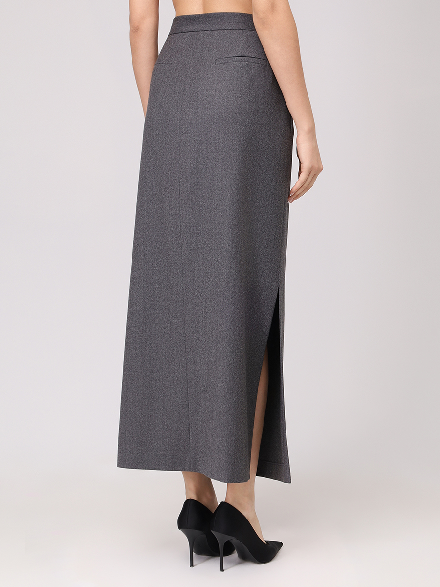 Юбка из шерсти и вискозы