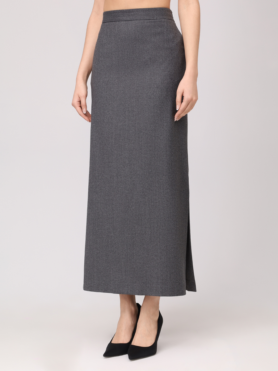 Юбка из шерсти и вискозы