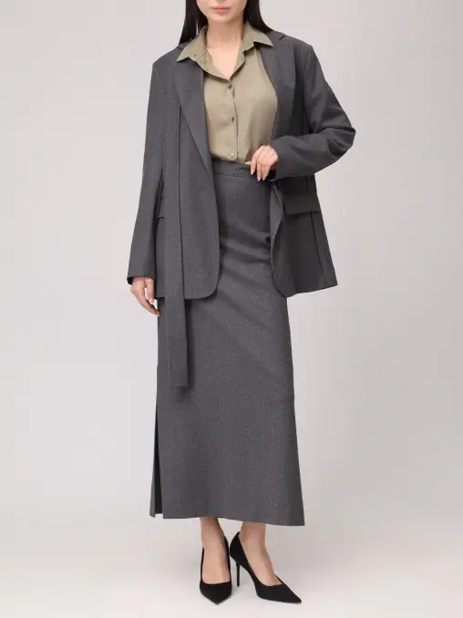 Юбка из шерсти и вискозы ANTONELLI FIRENZE