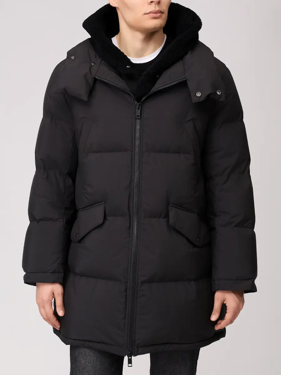 Пуховик стеганый