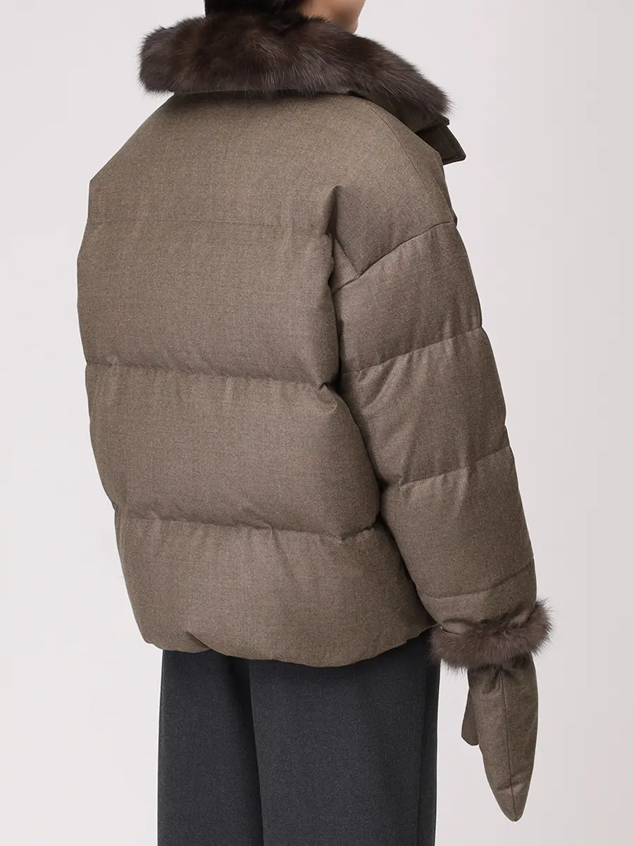 Пуховик стеганый