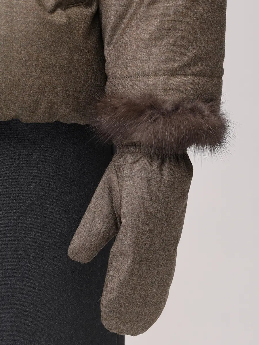 Пуховик стеганый