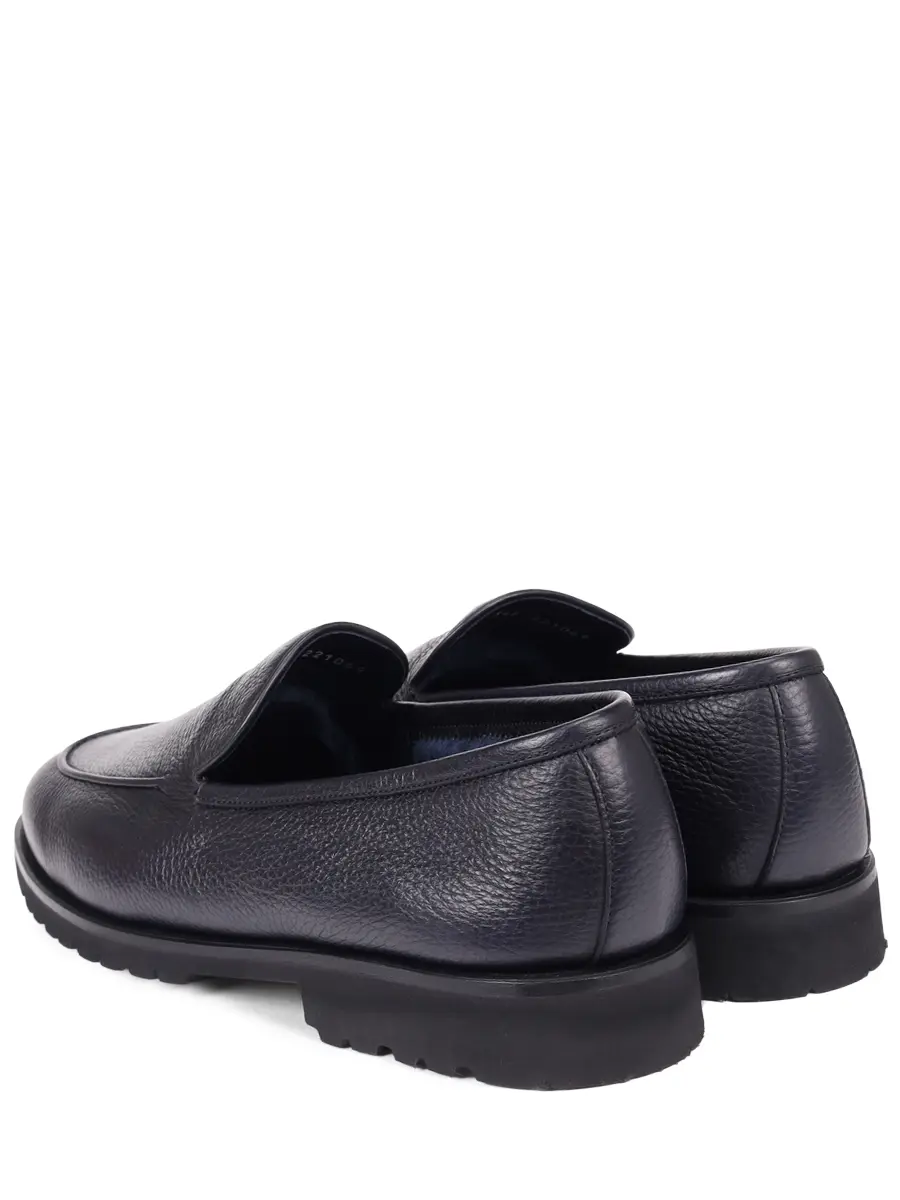 Лоферы кожаные на меху