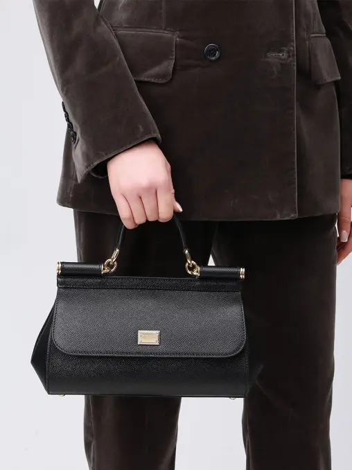 Сумка кожаная Sicily DOLCE & GABBANA